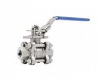 Шаровой кран ADL BV17 ISO резьбовой из нержавеющей стали