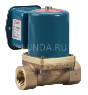 Клапан соленоидный EV225B с сервоприводом, для пара, с катушкой, Danfoss В Новосибирске