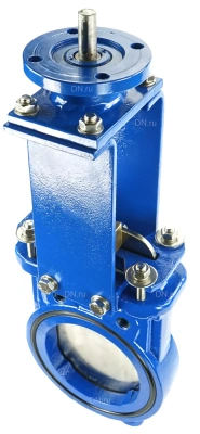 Задвижка шиберная дн.ру GGG40-SS304-NBR-2W-ISO Ру10 с голым штоком и невыдвижным шпинделем В Новосибирске