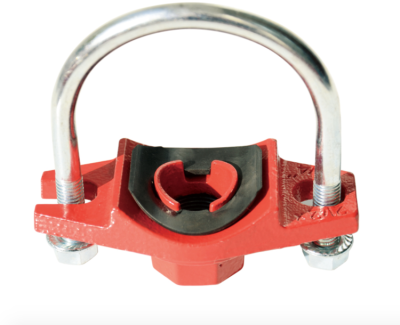 Хомут резьбовой седёлка с U-образной скобой В Новосибирске