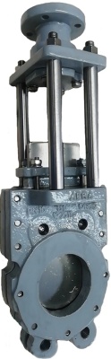 Задвижка шиберная ABRA-KV-03 с ISO фланцем / Редуктором В Новосибирске