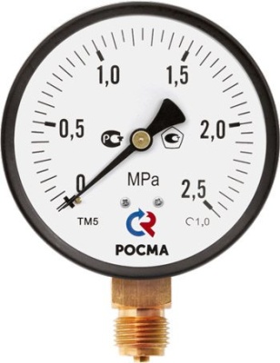 Манометр, Тип ТМ серия 10, общетехнический, с повышенным классом точности, Росма В Новосибирске