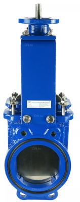 Задвижка шиберная дн.ру GGG40-SS304-NBR-2W-ISO Ру10 с голым штоком и невыдвижным шпинделем В Новосибирске