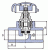 Вентиль проходной PPR, с выпускным клапаном, Wavin Ekoplastik В Новосибирске